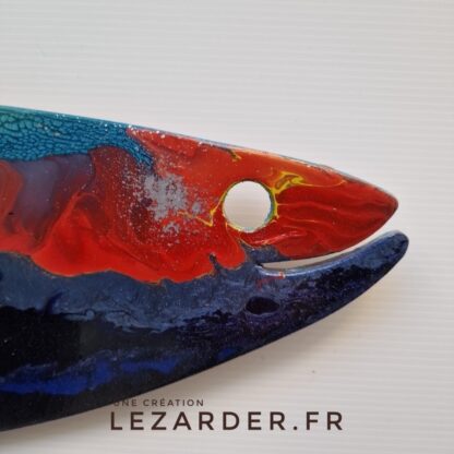 Sardine en bois 79x27cm – Image 2