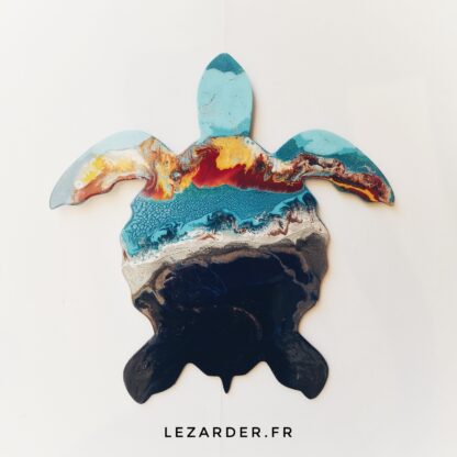 Tortue en composite d'aluminium pour extérieur taille L 54x57cm