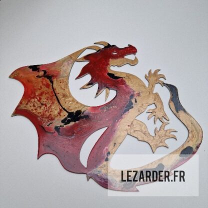 Dragon 38x38cm en composite d'aluminium – Image 3
