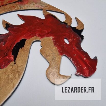 Dragon 38x38cm en composite d'aluminium – Image 2