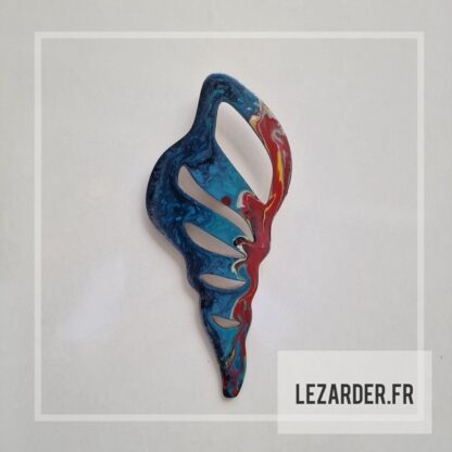 Coquillage en bois medium taille S 11x24cm