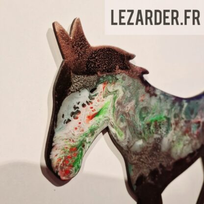 Cheval en bois medium pour intérieur taille M0 38x27cm – Image 2