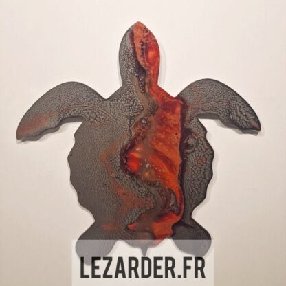 Tortue en composite d'aluminium pour extérieur taille S 29x29cm
