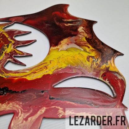 Dragon en composite d'aluminium pour extérieur  taille M 38x38cm – Image 2