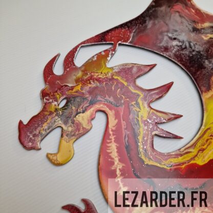 Dragon en composite d'aluminium pour extérieur  taille M 38x38cm – Image 3