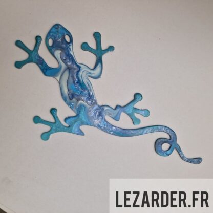 Gecko en aluminium composite pour extérieur taille M0 42x23cm