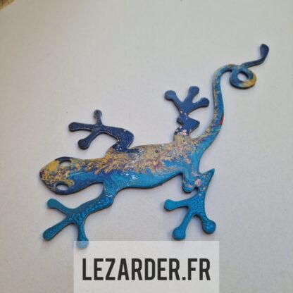 Gecko en aluminium composite pour extérieur taille S 32x19cm – Image 2