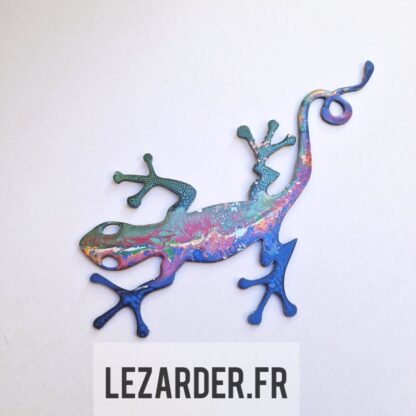 Gecko en aluminium composite pour extérieur taille S 32x19cm – Image 2