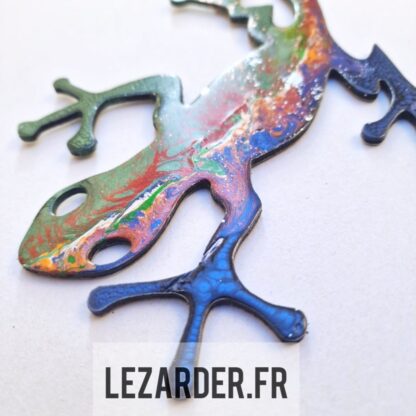 Gecko en aluminium composite pour extérieur taille S 32x19cm – Image 3