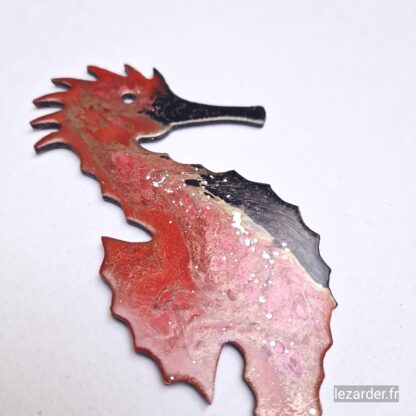 Hippocampe en aluminium composite taille S 9x23cm – Image 2
