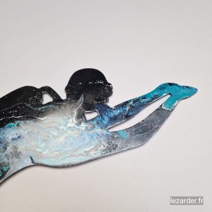 Plongeur avec bouteille en composite d'aluminium 56x16cm – Image 2