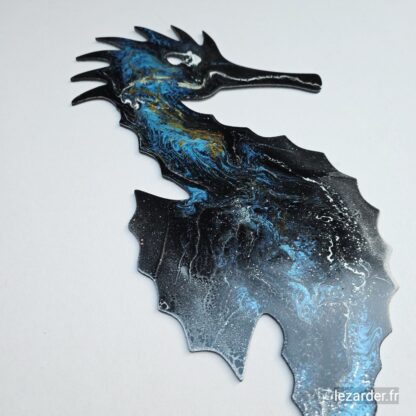 Hippocampe en aluminium composite taille M  22x55cm – Image 2