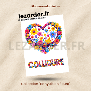 Plaques en aluminium 15x20cm ou 30x40cm collection "Banyuls en fleurs" – Image 4