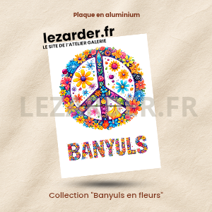 Plaques en aluminium 15x20cm ou 30x40cm collection "Banyuls en fleurs" – Image 5